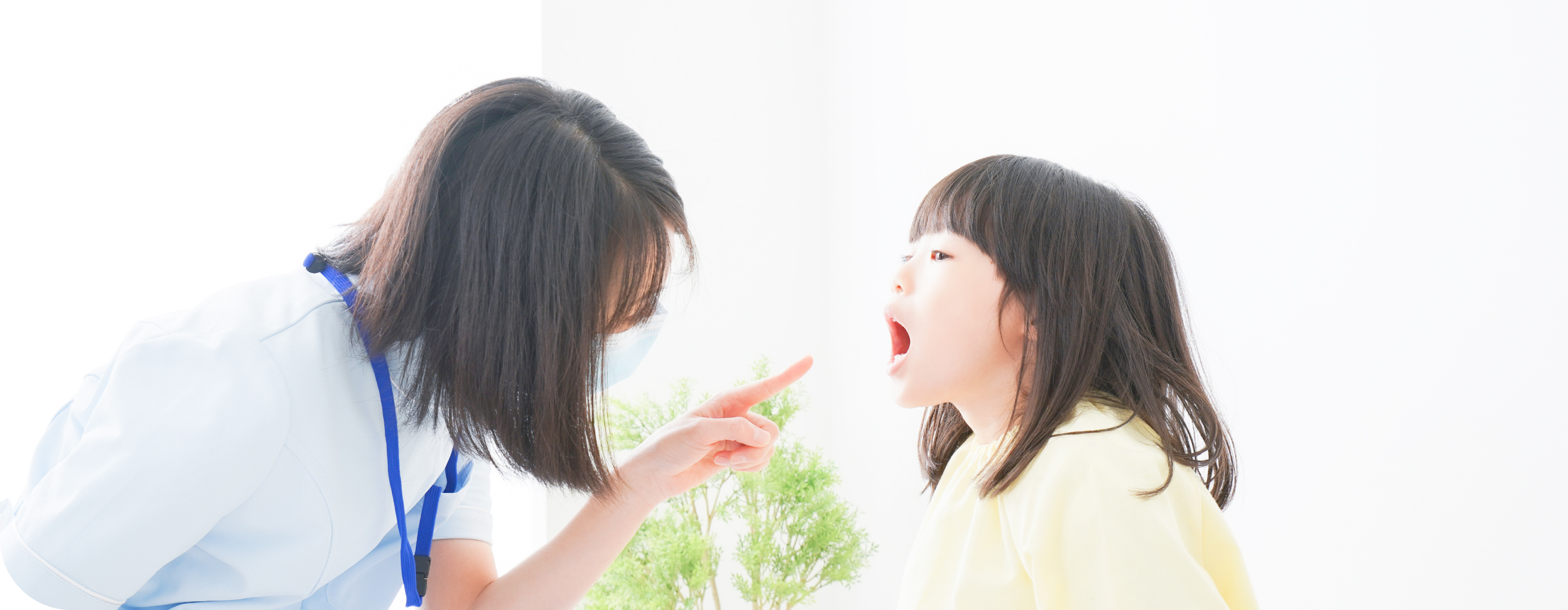 子供の治療中の様子